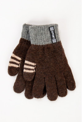 Рукавиці в'язані для хлопчика